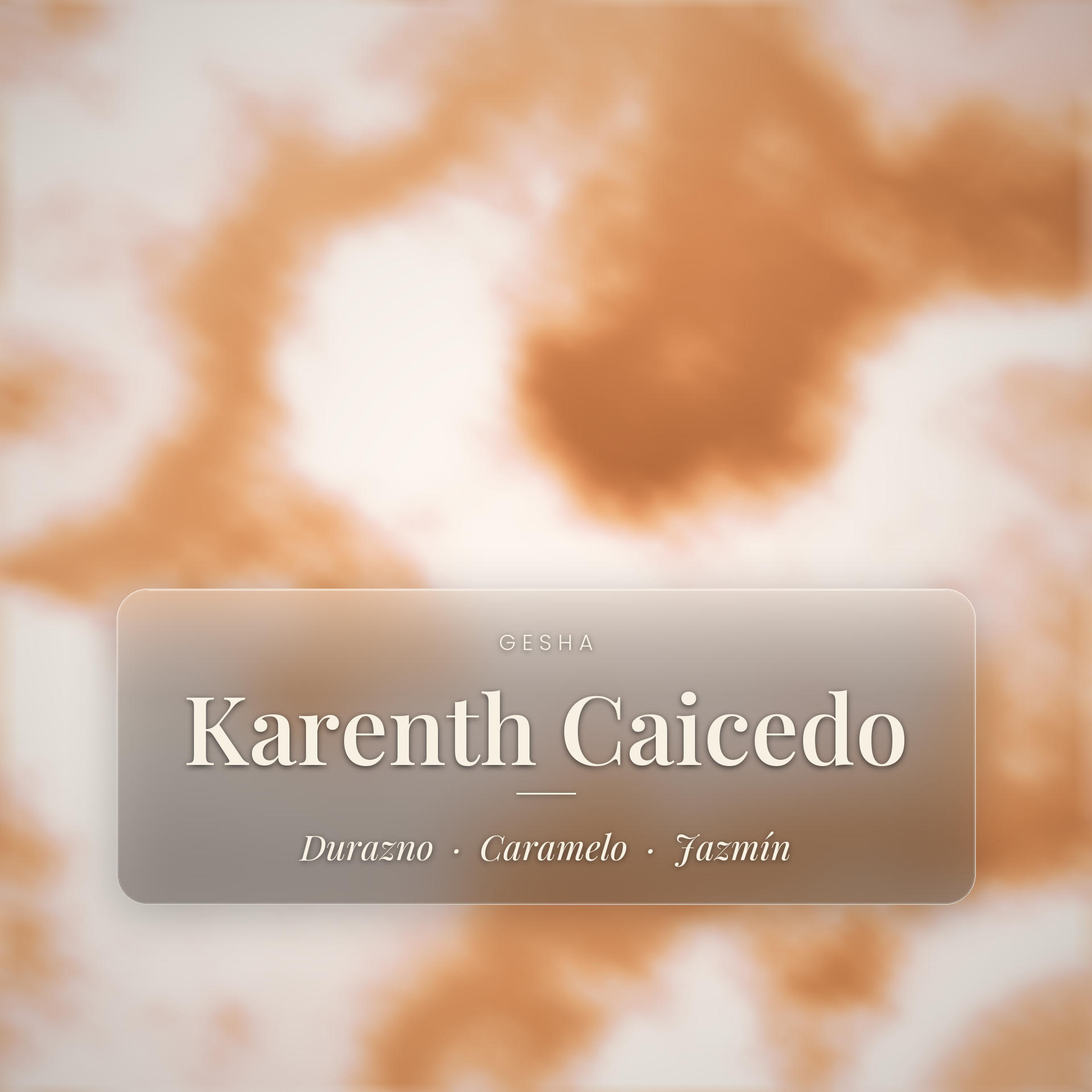 Karenth Caicedo - Gesha Honey