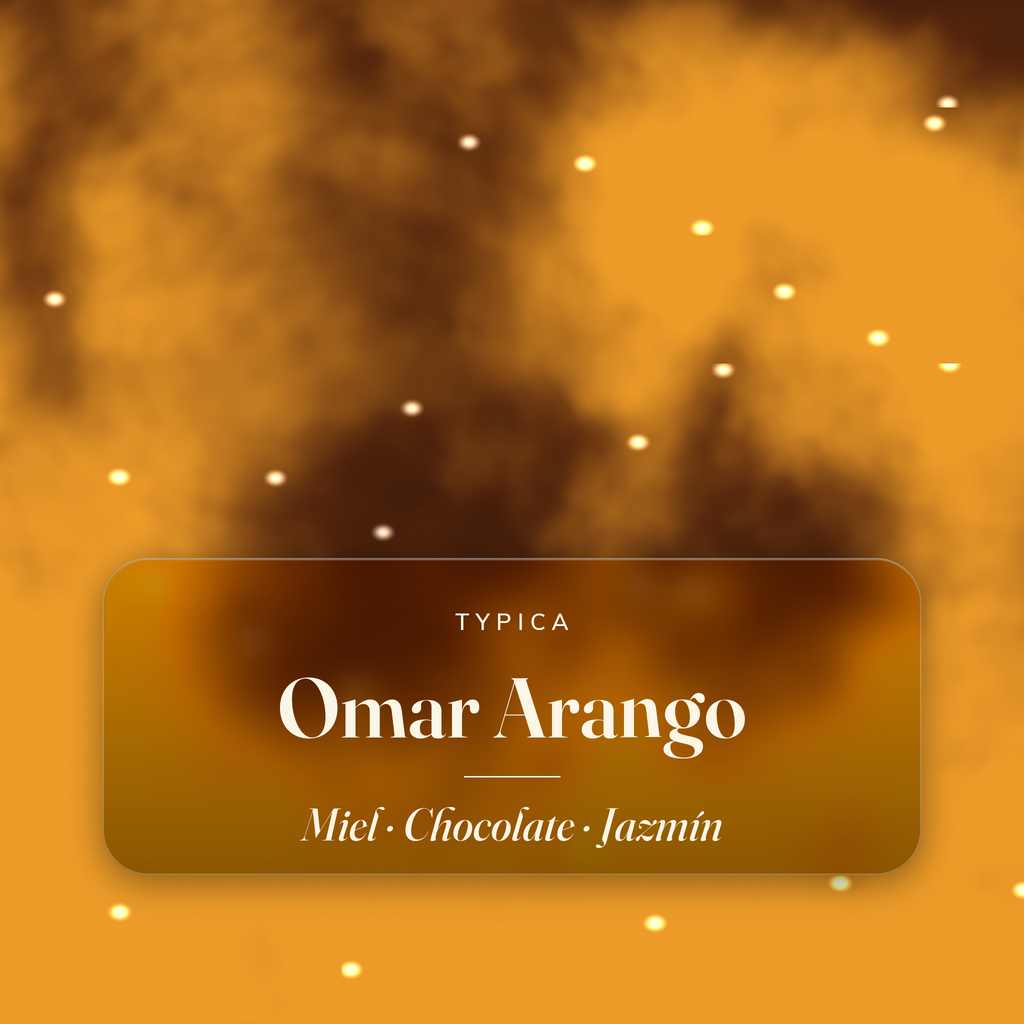 Omar Arango — notas de cata: Miel, Chocolate, Jazmín